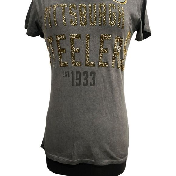 Pittsburgh Steelers Touch Fade Route Tee Sz S - Picture 6 of 13